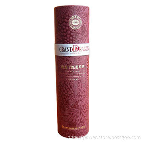 Wine Tubes Box, Made of Cardboard, OEM Orders Welcomed, Customized Logos Accepted